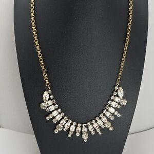J. Crew Gold and Silver Statement Necklace
